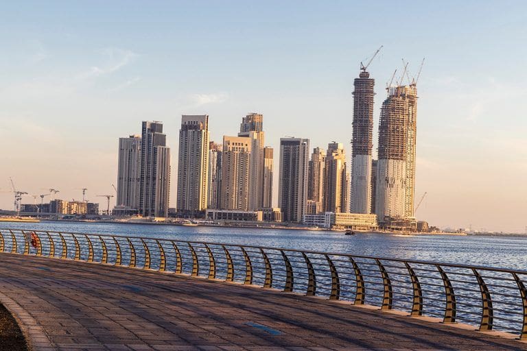 Shot made from Dubai Festival city side