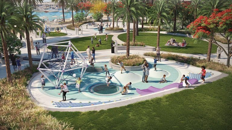 childrens outdoor play area