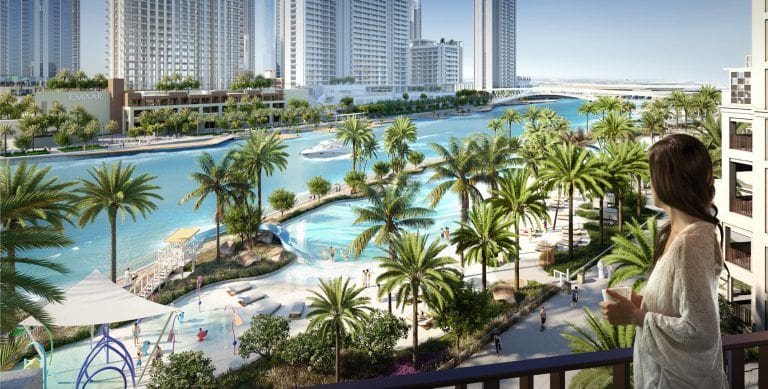 rosewater waterfront in dubai creek harbour