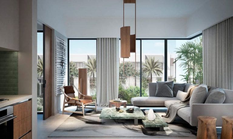 the valley by emaar living room interior