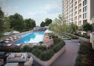 creek vistas grande community pool at sobha hartland