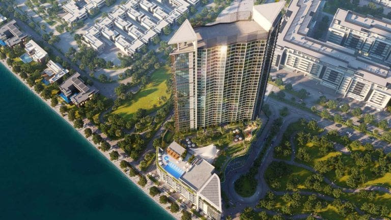 sobha hartland creek vistas grande aerial view