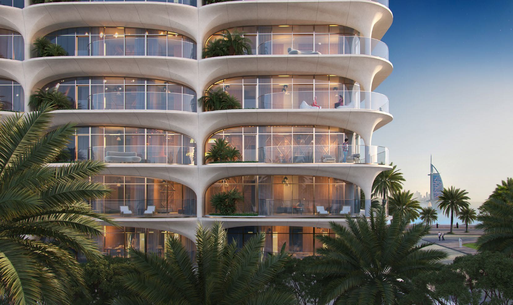 Ocean House от Ellington Properties на Palm Jumeirah, Дубай ...