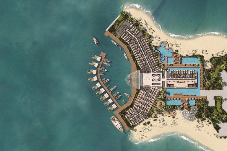 heart of europe island aerial view