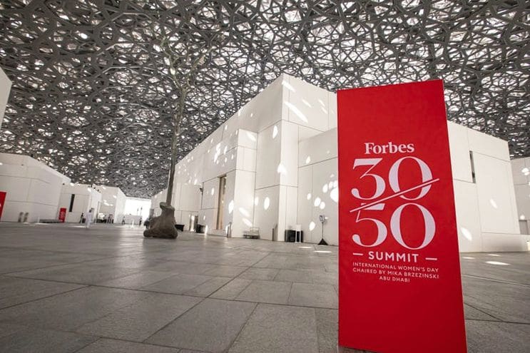 Le Forbes 30/50 Summit se tiendra à Abu Dhabi du 7 au 10 mars