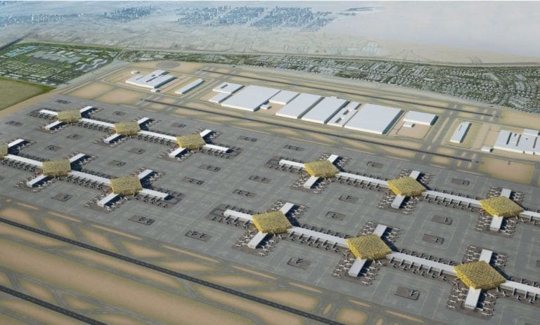 Das AED 120 Mrd. (USD 33 Mrd.) teure Megaprojekt des Flughafens in Dubai