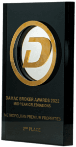 Damac Broker Awards 2nd place