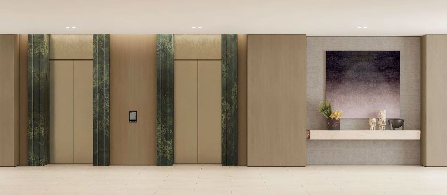 eden house the canal elevator lobby interior