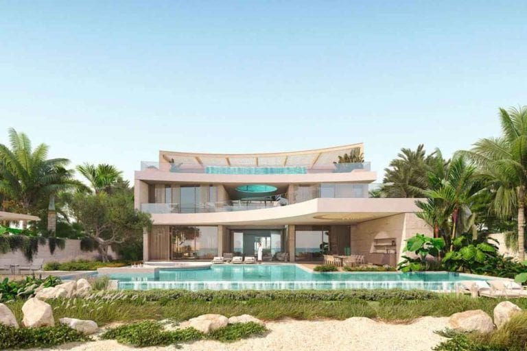 منازل على الواجهة البحرية من بالاس لاكشري ليفنج في جزيرة جميرا باي وفي لا مير
