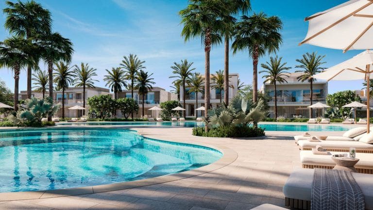 villas at bay villas overlooking a swimming pool