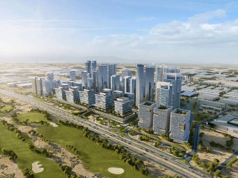 Das größte Geschäftsviertel von Ras Al Khaimah wird von Marjan gebaut