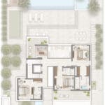 4 bedroom villa classic first floor plan in palmiera 3 at the oasis