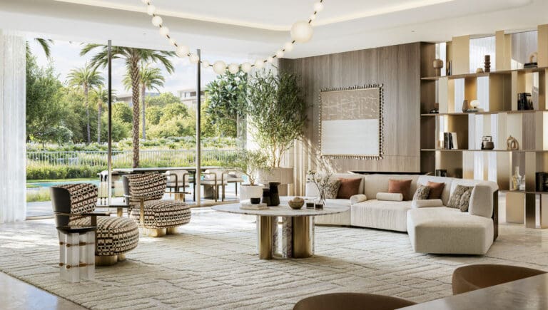 interior living room of villa at lavita by emaar in the oasis