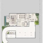 basement floor plan of 7 bedroom mansion at lavita by emaar