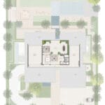 roof floor plan in 7 bedroom mansion in lavita by emaar in the oasis