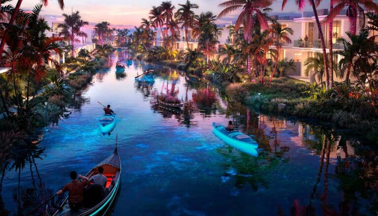 damac islands rivers