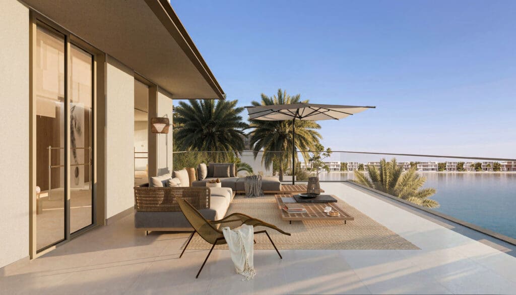 palm jebel ali villa terrace