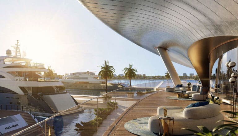 marina yachts on palm jebel ali