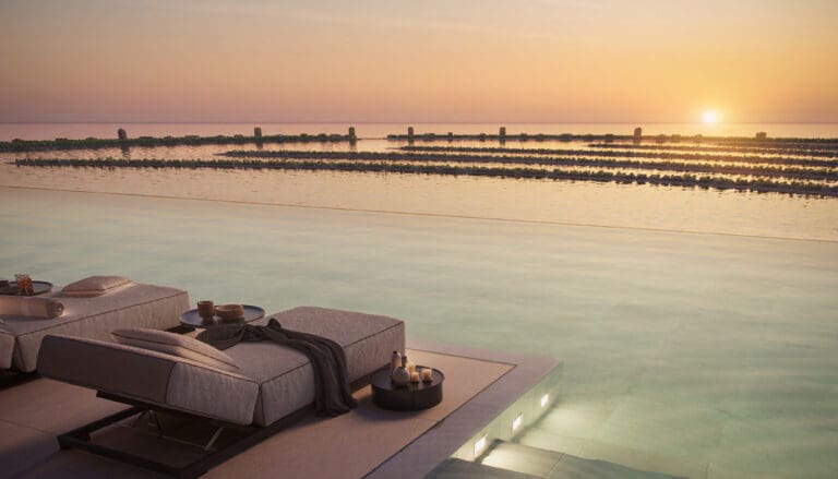 view of palm jebel ali beach