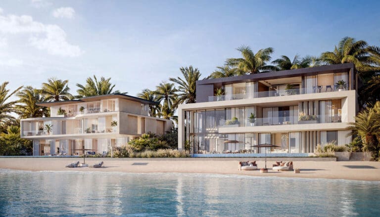 palm jebel ali villas with direct beach access