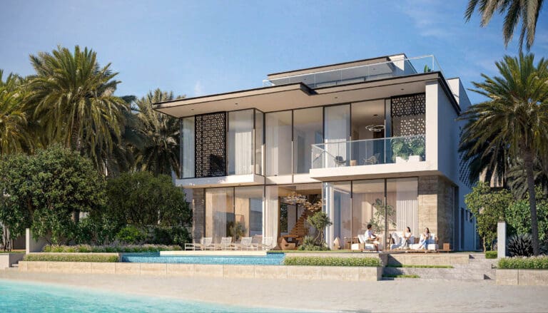 palm jebel ali villa exterior