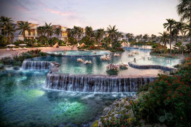 damac islands waterfalls