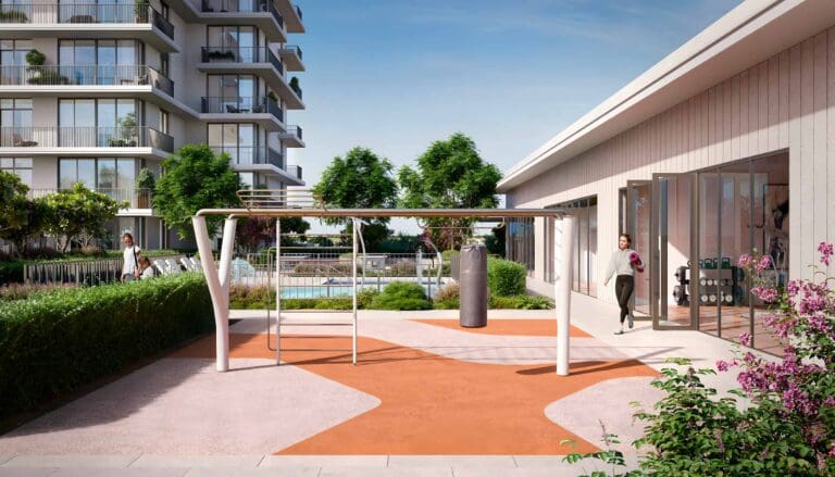 golf acres emaar south gym and fitness area