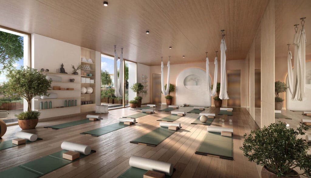 wellness and yoga area of orise by beyond