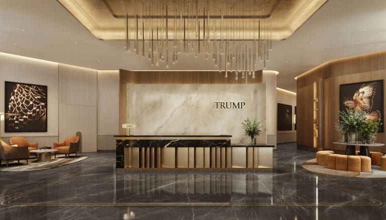 lavish reception of trump tower jeddah