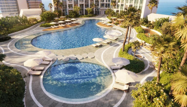 pools at the trump tower jeddah