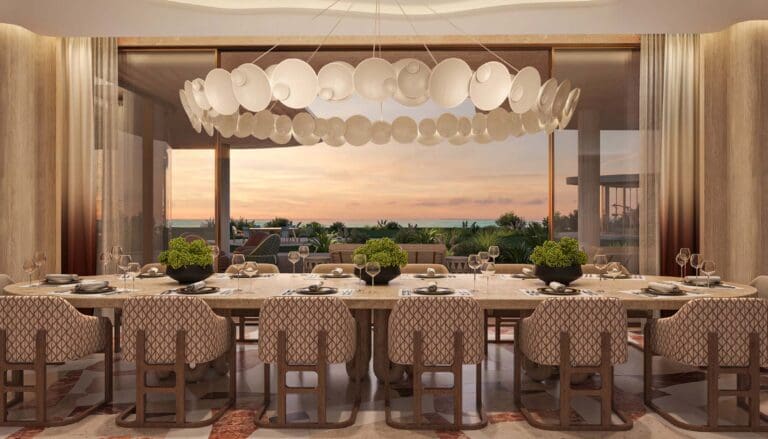 jumeirah asora bay dining room