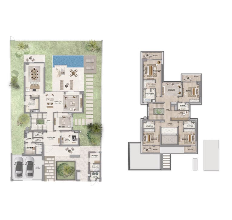 the wilds by aldar ravenna 3 bedroom villa floor plan