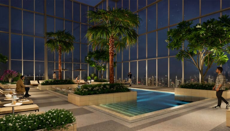 the element at sobha one community pool upper floors