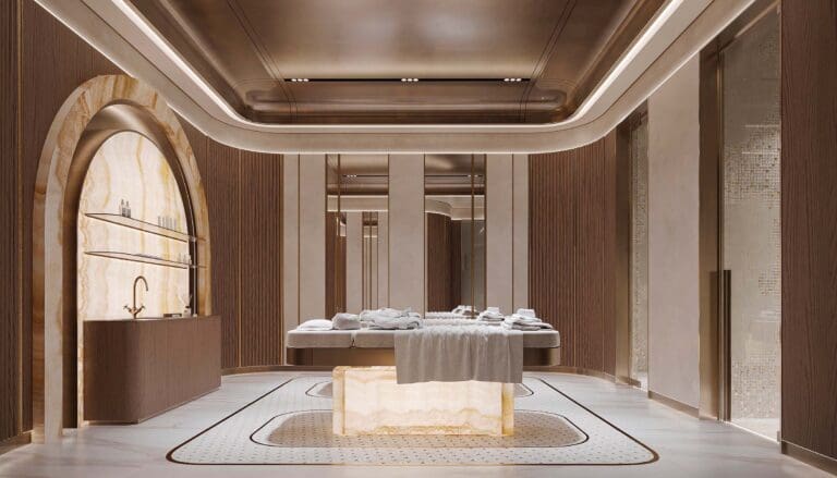 spa and wellness room in burj azizi