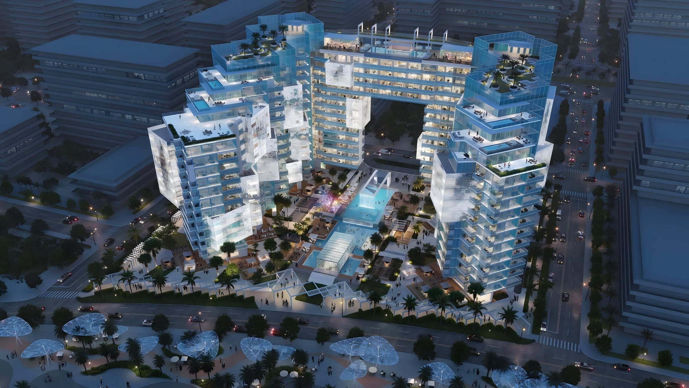 Ice Beach Apartments by Major Developments on Al Marjan Island, RAK