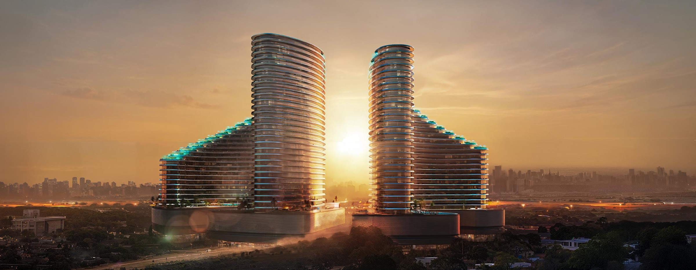 Binghatti Skyflame Apartments in Majan, Dubai