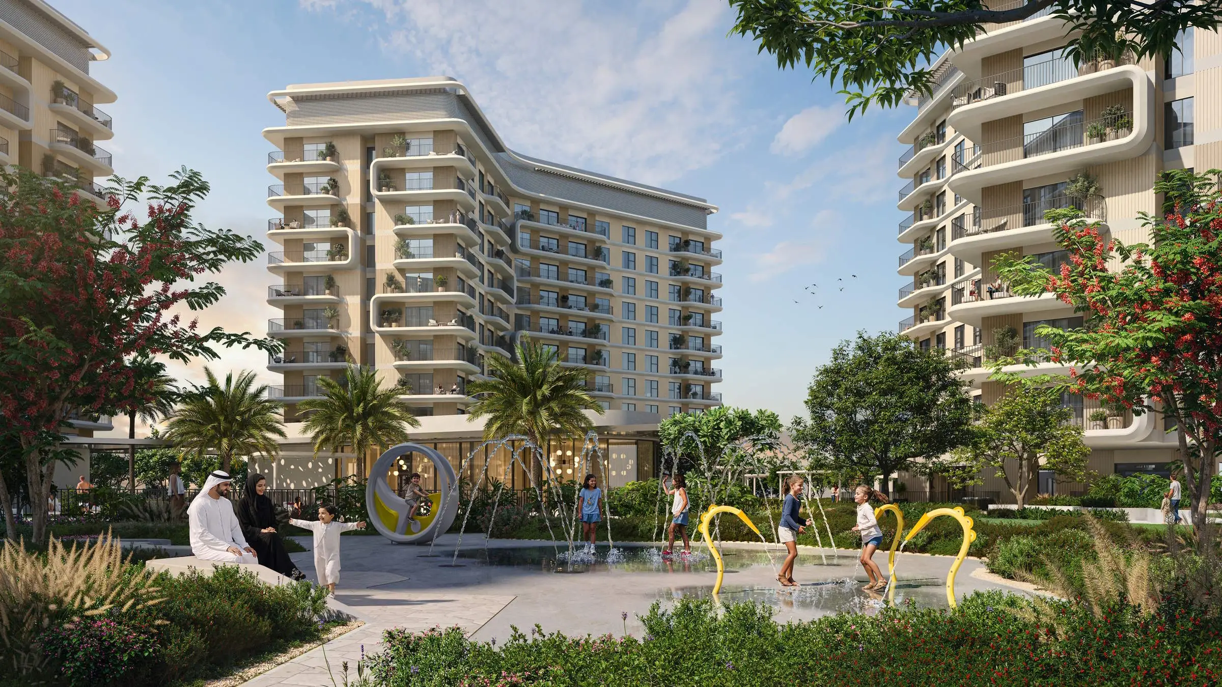 Студии и апартаменты в Yas Park Place на Yas Island, Абу-Даби