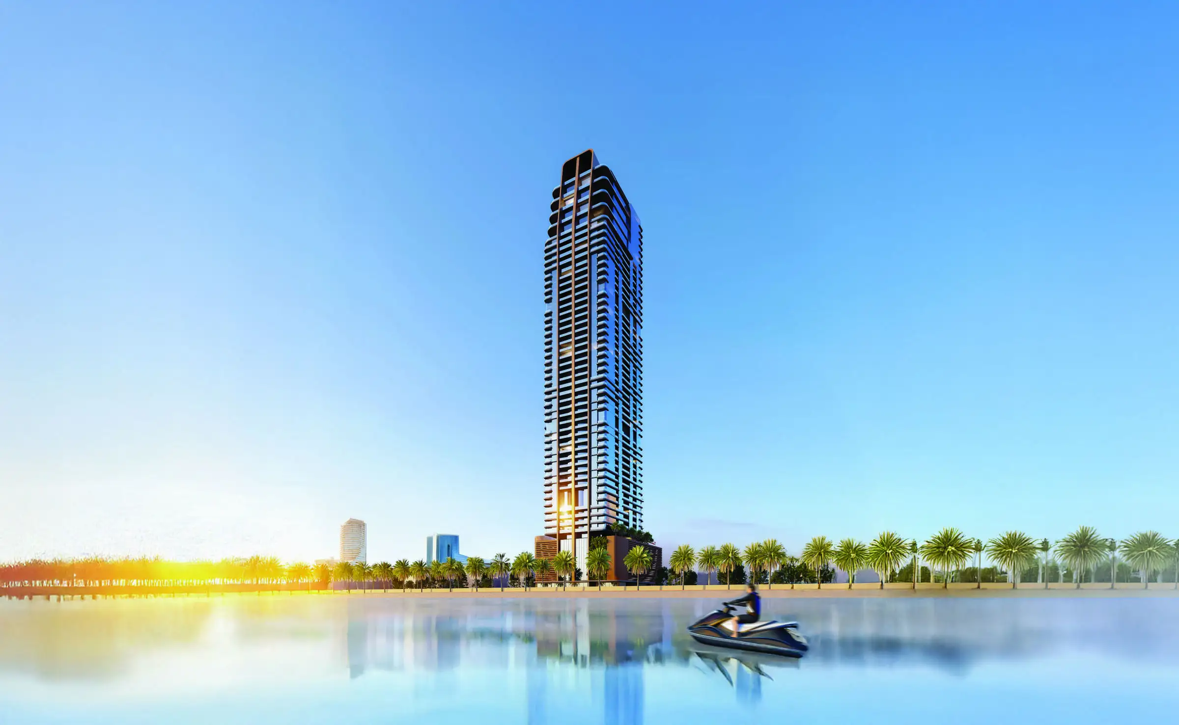 50-Floor Beachfront Tower in Al Khan, Sharjah