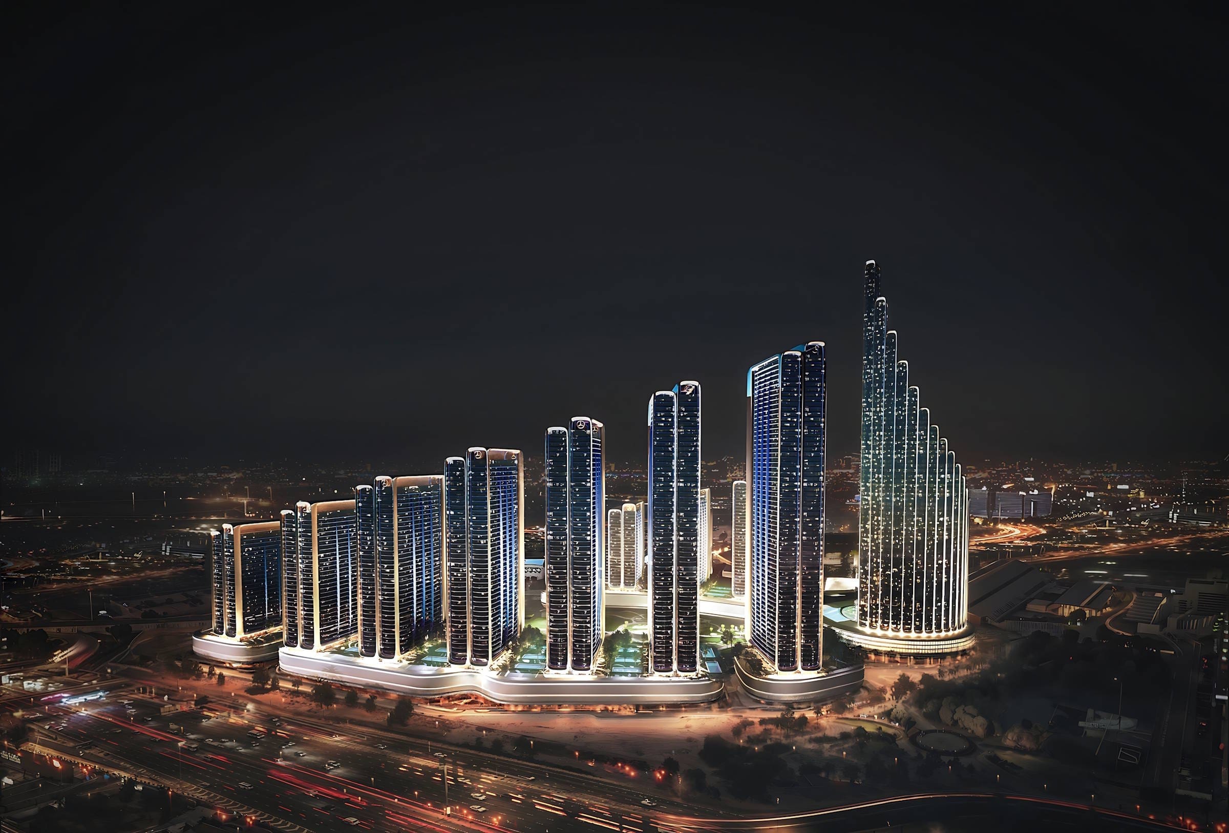 Vision Iconic Tower at Mercedes-Benz Places, Meydan