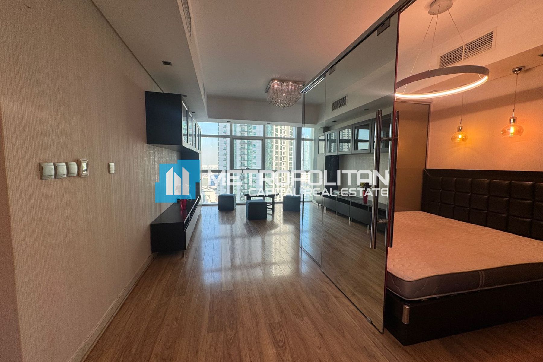 Fully Furnished| High Floor| 1BR converted to 2BR