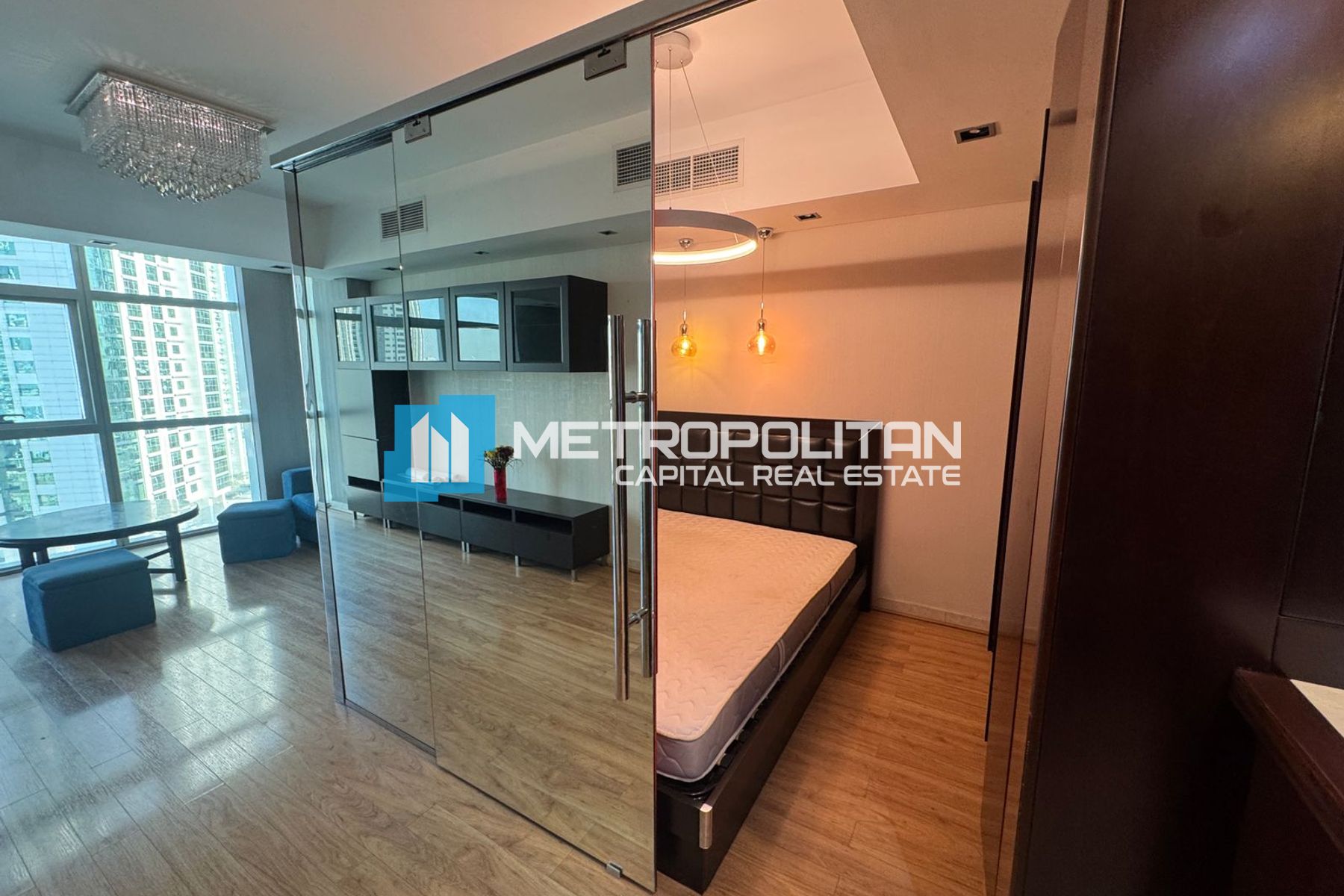 Fully Furnished| High Floor| 1BR converted to 2BR