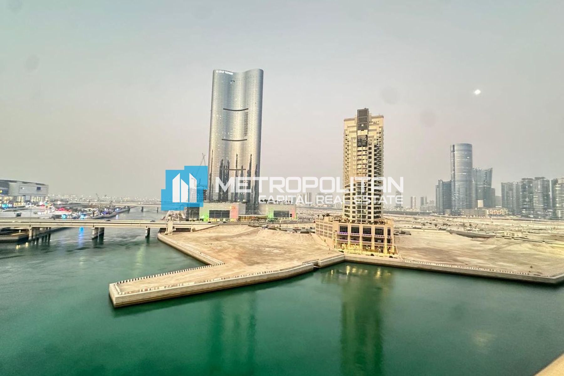 Canal & City View | 1BR with Balcony | Vacant