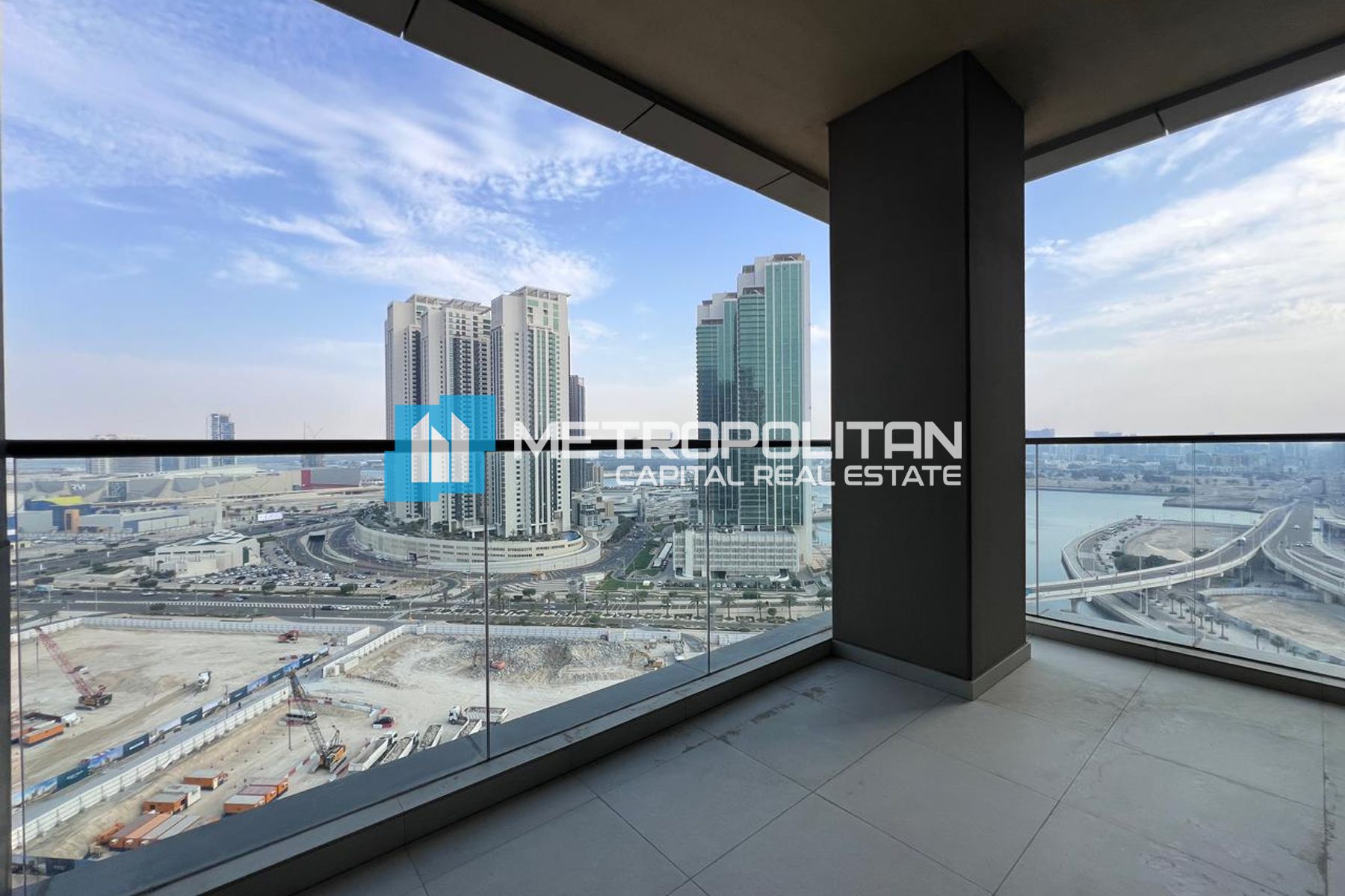 Canal & City View | 1BR with Balcony | Vacant
