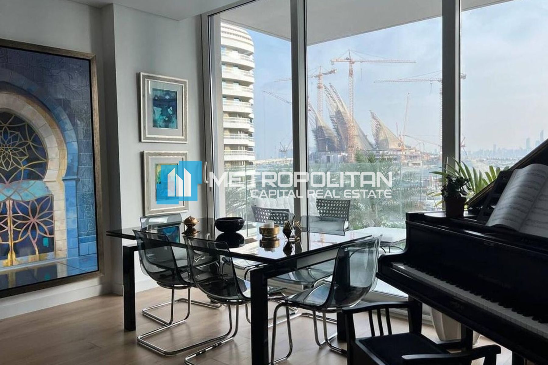 Furnished 2BR+M | Sea and Museum View |Vacant July