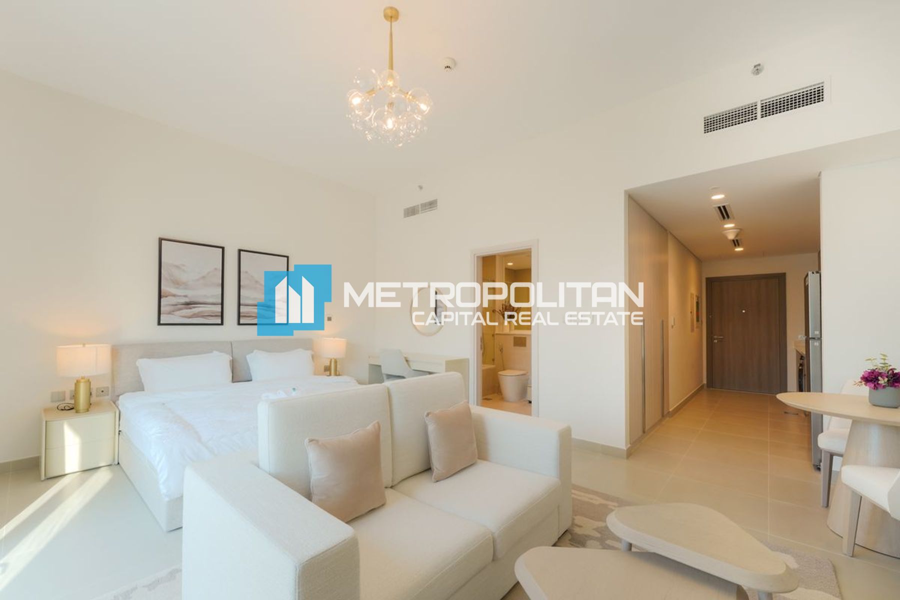 Partial Golf View | Vacant Cozy Studio | Furnished