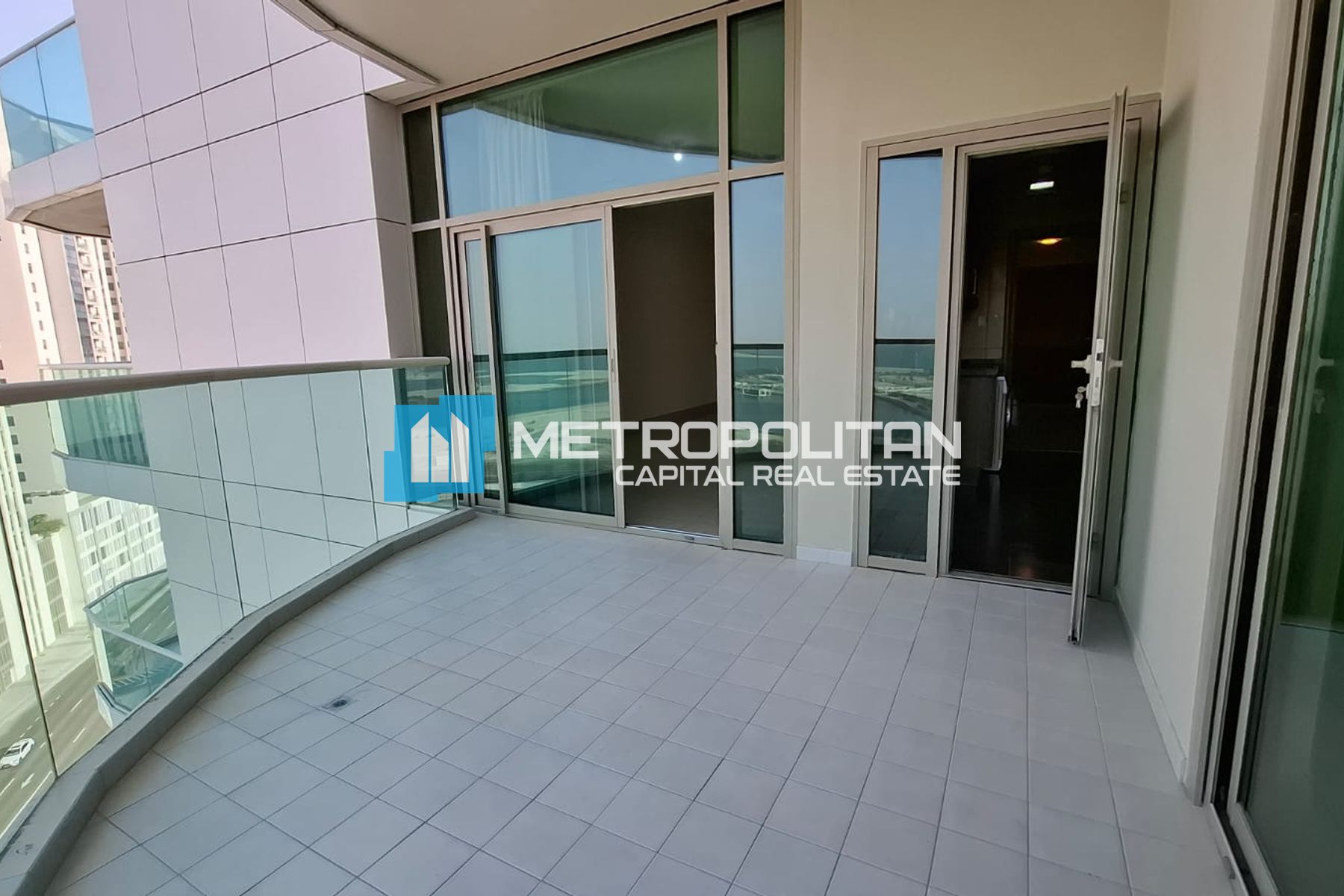 Sea View | 1BR+M w/ Balcony | Unfurnished | Vacant
