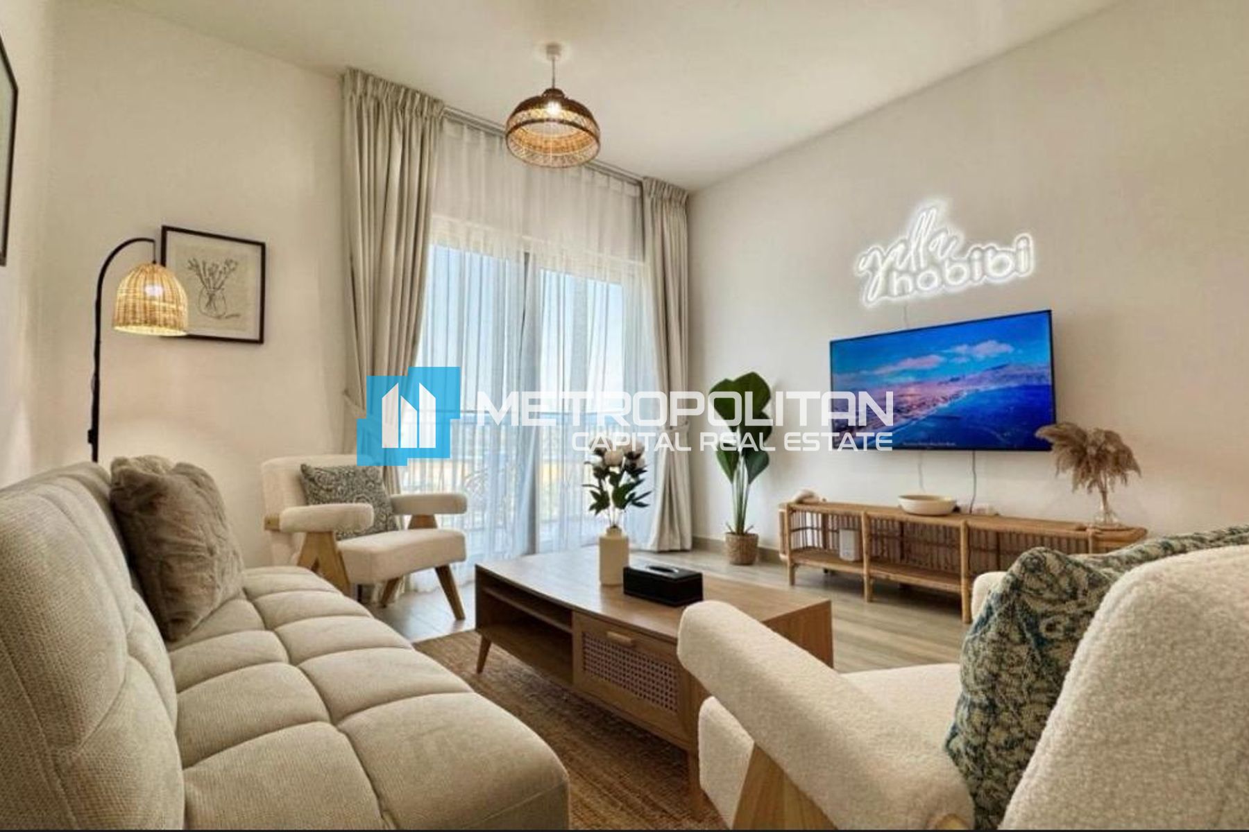 1BR Apartment for Rent in Waters Edge, Yas Island - MCR-7950