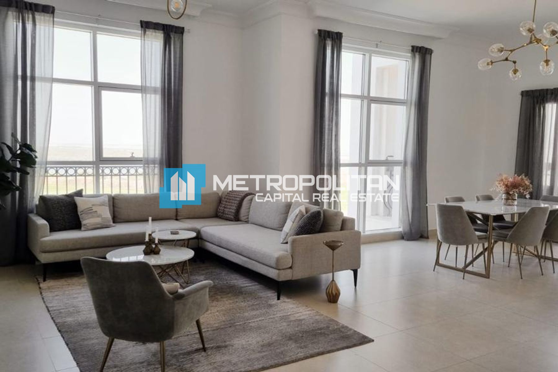Full Golf and Sea Views | 3BR+Maids | Prime Area