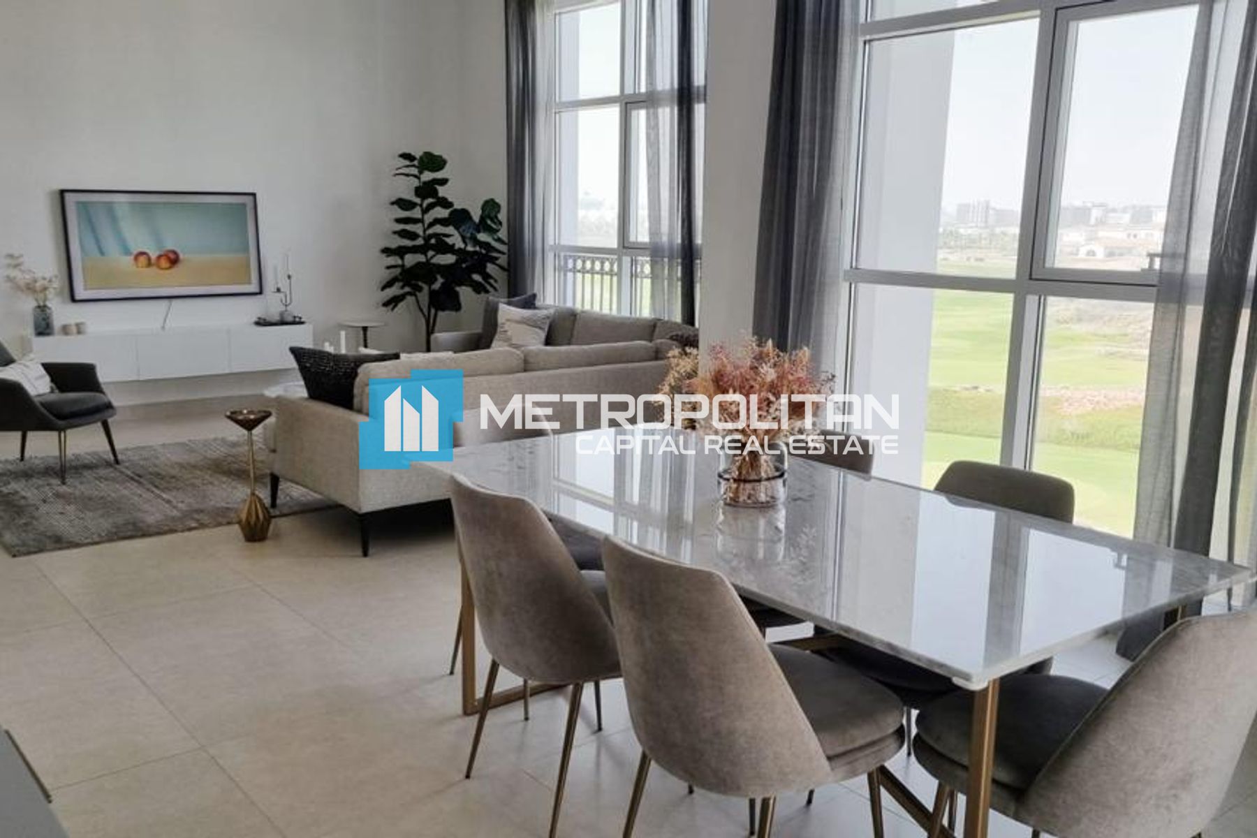 Full Golf and Sea Views | 3BR+Maids | Prime Area