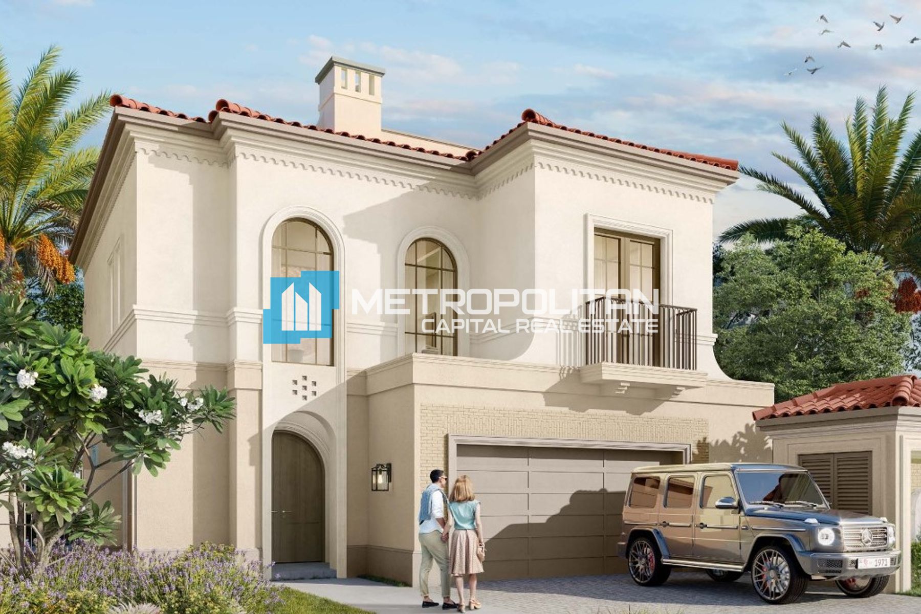 3BR Villa for Rent in Bloom Living, Khalifa City - MCR-8128